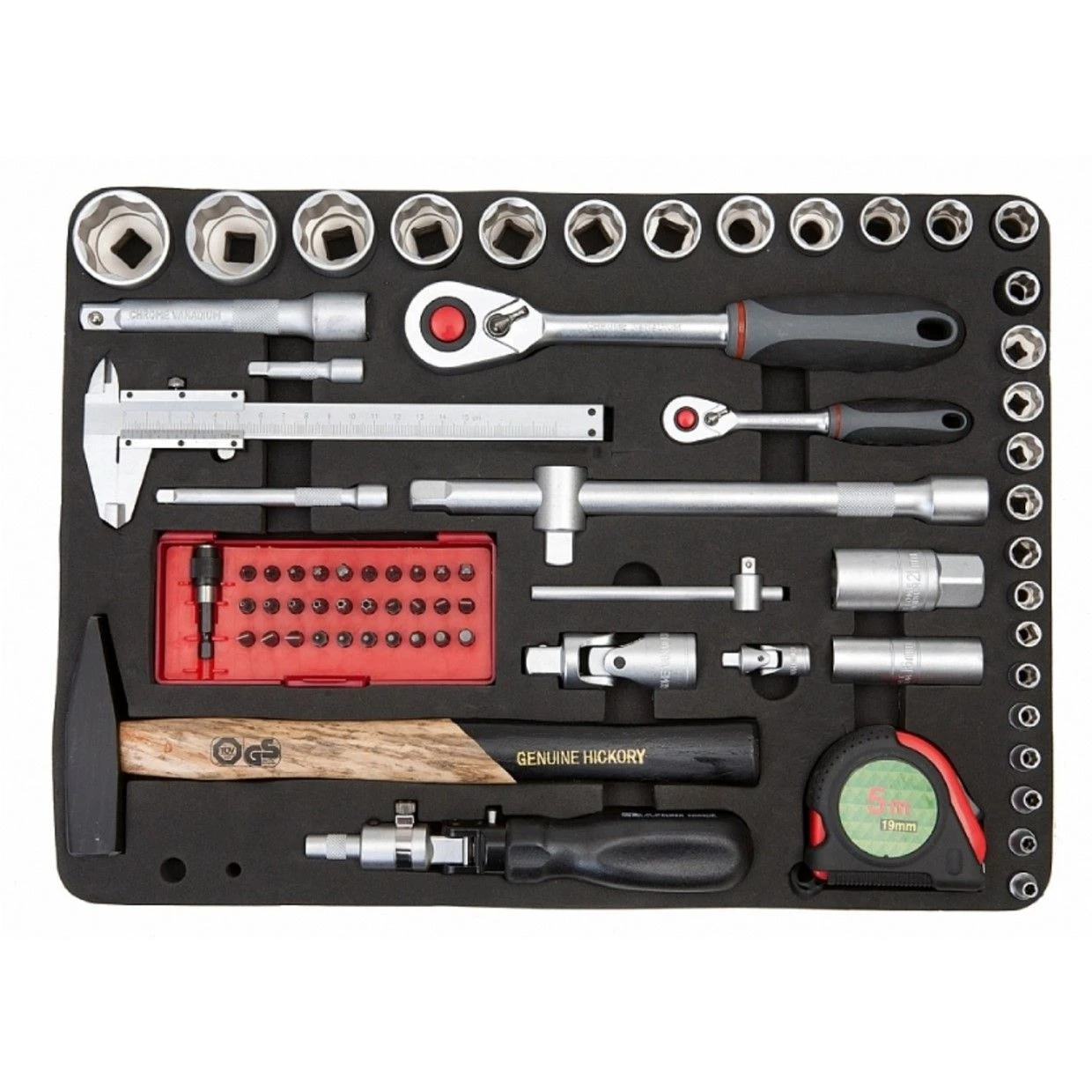 Airpress 75255 - Aluminium Gereedschapskoffer Chroom Vanadium 127 Delig 8 Airpress 75255 - Aluminium Gereedschapskoffer Chroom Vanadium 127 Delig - Afbeelding 6