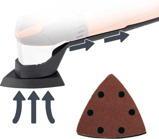 Einhell TE-MG 200 CE Multitool + 9 Delige Accessoireset In Koffer - 200W - 4465040 6 Einhell TE-MG 200 CE Multitool + 9 Delige Accessoireset In Koffer - 200W - 4465040 - Afbeelding 4