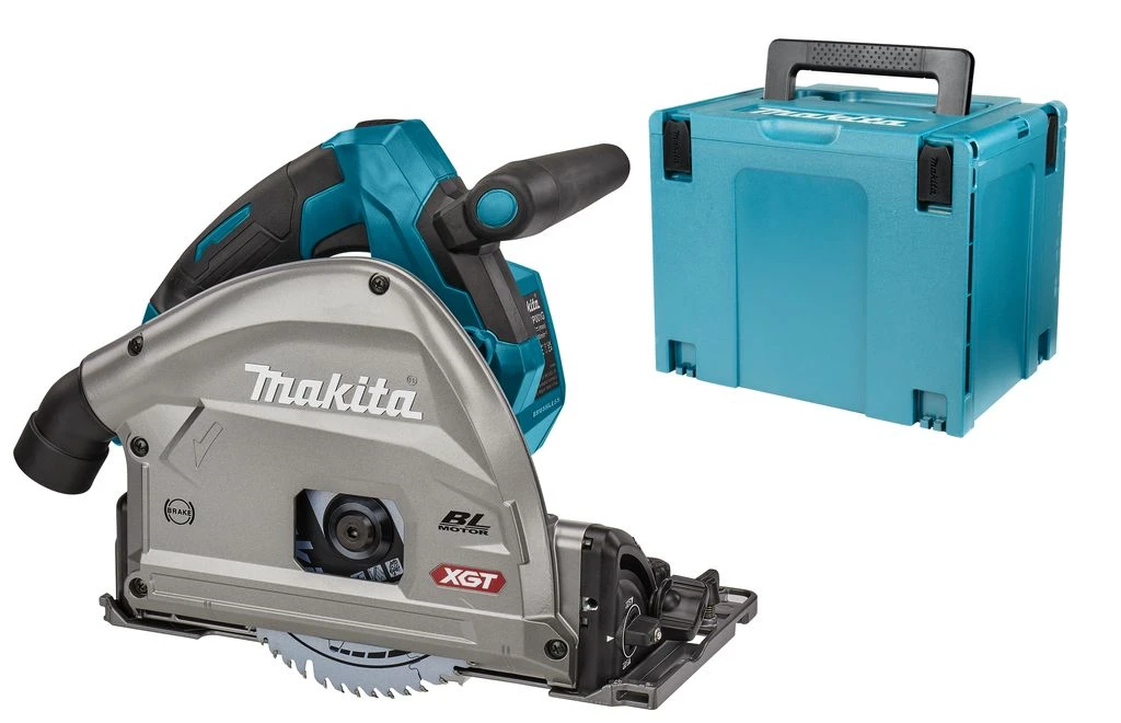 Makita SP001GZ04 XGT 40V Max Li-ion Accu Invalcirkelzaag Body In Mbox - Met Geleiderai 1500 Mm En AWS Zender In Tas 4 Makita SP001GZ04 XGT 40V Max Li-ion Accu Invalcirkelzaag Body In Mbox - Met Geleiderai 1500 Mm En AWS Zender In Tas - Afbeelding 2
