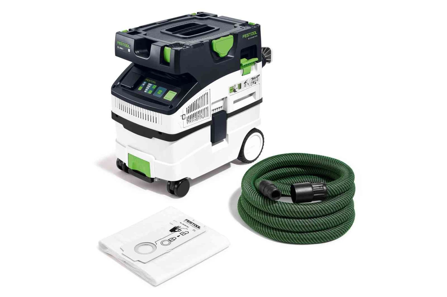 Festool CTLC MIDI I-Basic 36V (2x18V) Li-Ion Accu Stofzuiger Body - 3100l/min - 577066 3 Festool CTLC MIDI I-Basic 36V (2x18V) Li-Ion Accu Stofzuiger Body - 3100l/min - 577066