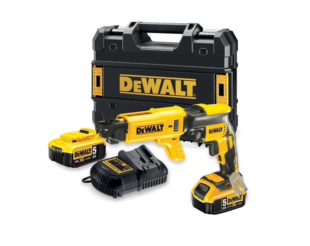 DeWALT DCF620P2K 18V Li-Ion Accu Gipsschroefmachine / Bandschroefmachine Set (2x 5.0Ah Accu) In TSTAK - Koolborstelloos - 25-57mm - DCF620P2K-QW 3 DeWALT DCF620P2K 18V Li-Ion Accu Gipsschroefmachine / Bandschroefmachine Set (2x 5.0Ah Accu) In TSTAK - Koolborstelloos - 25-57mm - DCF620P2K-QW
