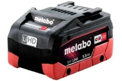 Metabo WF 18 LTX 125 QUICK 18V Li-ion Accu Platkop Haakse Slijper Set (2x 5.5Ah LiHD Accu) In MetaBOX - 125mm - 601306660 -Beste Gereedschaps Winkel 330cc2d1baa5f2444febfc216ab25cfe