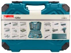 Makita E-06616 Gereedschapset In Koffer - 120-delig -Beste Gereedschaps Winkel 3385feb9897a32b29171d6d5c68fbc9d