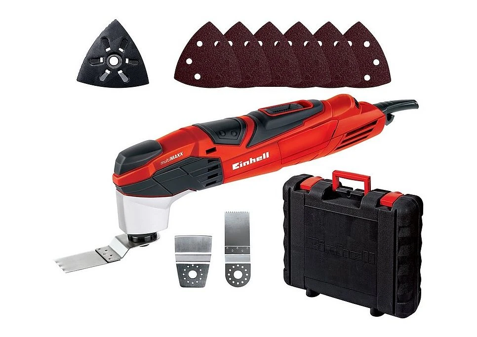 Einhell TE-MG 200 CE Multitool + 9 Delige Accessoireset In Koffer - 200W - 4465040 3 Einhell TE-MG 200 CE Multitool + 9 Delige Accessoireset In Koffer - 200W - 4465040