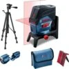 Bosch GCL 2-50 C 12V Li-Ion Accu Kruislijnlaser In Etui + Statief (BT 150) - 20m - 0601066G02