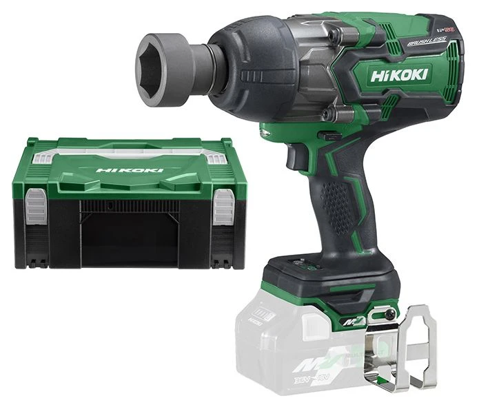 HiKOKI WR36DAWRZ 36V MultiVolt Li-Ion Accu Slagmoersleutel Set (2x 2,5Ah Accu) In HSC - 1100Nm - 3/4" - Koolborstelloos 4 HiKOKI WR36DAWRZ 36V MultiVolt Li-Ion Accu Slagmoersleutel Set (2x 2,5Ah Accu) In HSC - 1100Nm - 3/4" - Koolborstelloos - Afbeelding 2