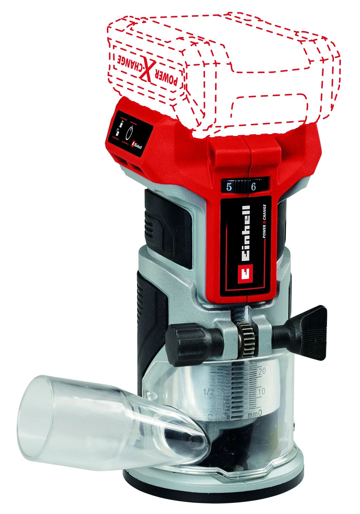 Einhell TP-ET 18 Li BL Solo Accu Kantenfrees Power X-Change 4 Einhell TP-ET 18 Li BL Solo Accu Kantenfrees Power X-Change - Afbeelding 2