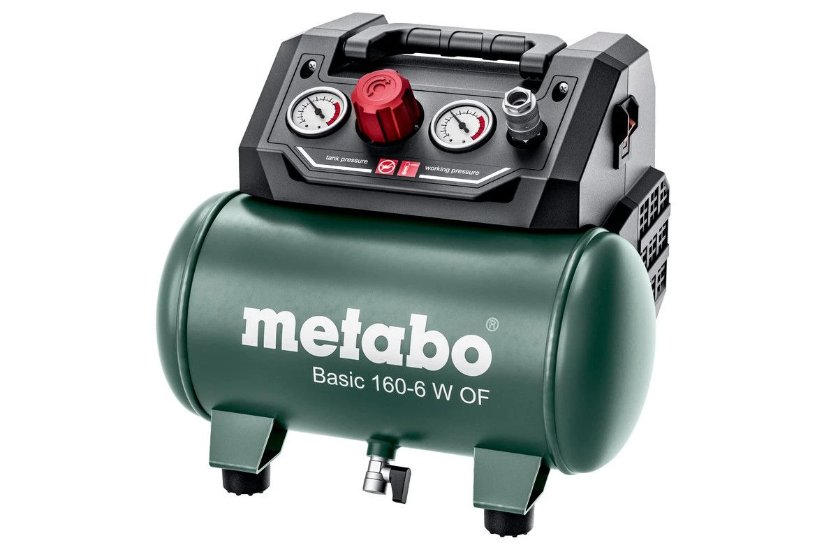 Metabo Basic 160-6 W OF Compressor - 8 Bar - 6L - 55 L/min 3 Metabo Basic 160-6 W OF Compressor - 8 Bar - 6L - 55 L/min