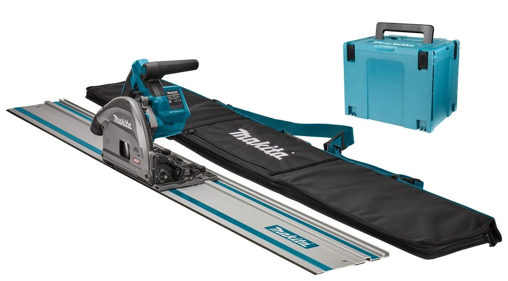 Makita SP001GZ04 XGT 40V Max Li-ion Accu Invalcirkelzaag Body In Mbox - Met Geleiderai 1500 Mm En AWS Zender In Tas 3 Makita SP001GZ04 XGT 40V Max Li-ion Accu Invalcirkelzaag Body In Mbox - Met Geleiderai 1500 Mm En AWS Zender In Tas