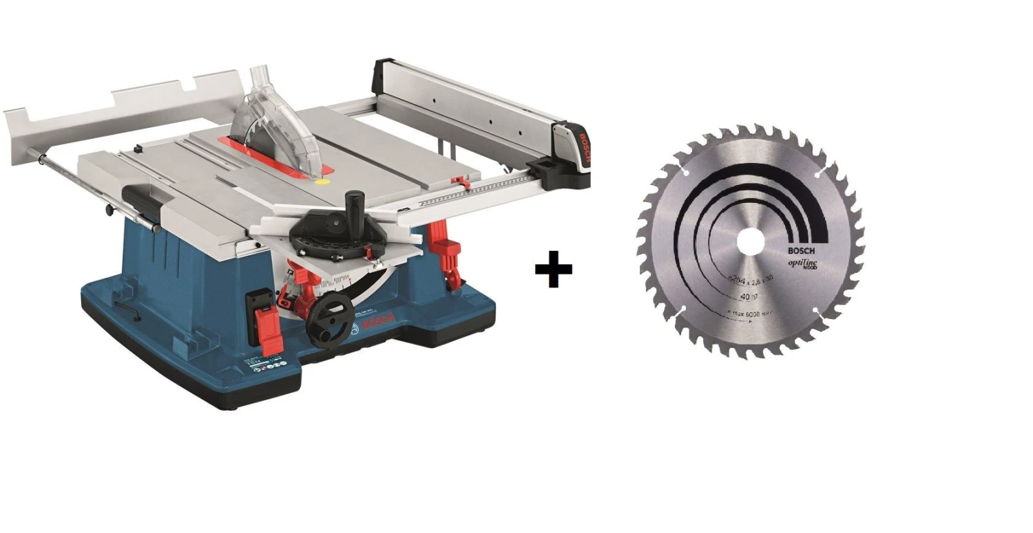 Bosch GTS 10 XC Zaagtafel - 2100W - 254 X 30mm Met Extra Zaagblad 2 Bosch GTS 10 XC Zaagtafel - 2100W - 254 X 30mm Met Extra Zaagblad
