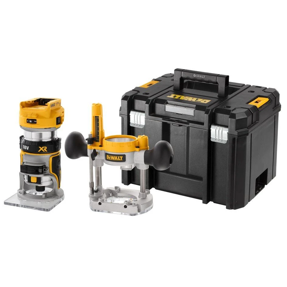 DeWALT DCW604P2-QW 18V XR Li-Ion Accu Boven- En Kantenfrees Set (2x 5,0Ah) In TSTAK - 30mm 4 DeWALT DCW604P2-QW 18V XR Li-Ion Accu Boven- En Kantenfrees Set (2x 5,0Ah) In TSTAK - 30mm - Afbeelding 2