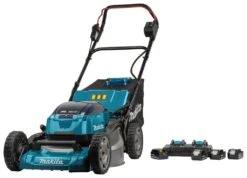 Makita DLM530PT4 LXT 2x18V Li-Ion Accu Grasmaaier Set (4x 5,0Ah) - 53cm - 10cm - Koolborstelloos