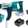 Makita DFR550RTJ 18V Li-Ion Accu Schroefautomaat / Bandschroefmachine Set (2x 5.0Ah Accu) In Mbox - 25-55mm 2 Makita DFR550RTJ 18V Li-Ion Accu Schroefautomaat / Bandschroefmachine Set (2x 5.0Ah Accu) In Mbox - 25-55mm -Beste Gereedschaps Winkel 8846a33605c10c372e82299e93be889a