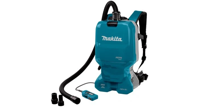 Makita DVC665ZU 2x18V Li-Ion Rugstofzuiger Body Incl. Accessoires - 1800L/min - 110mbar - Koolborstelloos 3 Makita DVC665ZU 2x18V Li-Ion Rugstofzuiger Body Incl. Accessoires - 1800L/min - 110mbar - Koolborstelloos