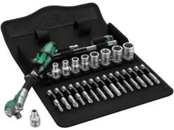 Wera 8100SA6 8100 SA 6 Zyklop 28-delige Dopsleutelset - 1/4''