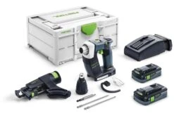 Festool DURADRIVE DWC 18-2500 HPC4,0 I-Plus 18V Li-Ion Accu Bandschroefmachine Set (2x4,0Ah) In Systainer - 18Nm - 55mm - Koolborstelloos - 576498 -Beste Gereedschaps Winkel 99dbe45281e4664b796fe71da8c399d8