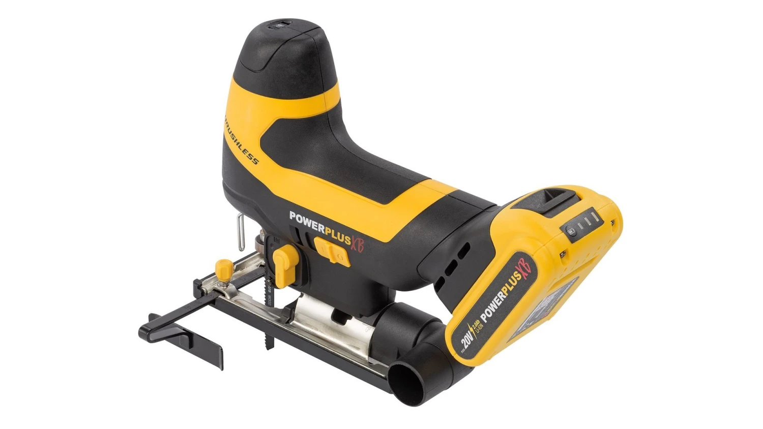 Powerplus POWXB50020 20V Li-Ion Accu Decoupeerzaag Set (1x 2.0Ah Accu) In Koffer - Koolborstelloos 8 Powerplus POWXB50020 20V Li-Ion Accu Decoupeerzaag Set (1x 2.0Ah Accu) In Koffer - Koolborstelloos - Afbeelding 6