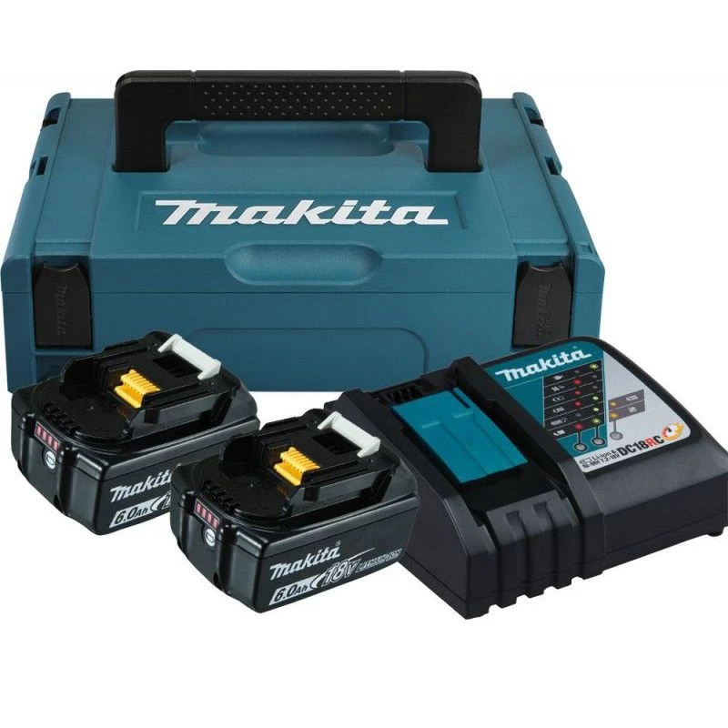 Makita 198116-4 18V Li-Ion Accu Starterset (2x 6,0Ah) In Mbox 3 Makita 198116-4 18V Li-Ion Accu Starterset (2x 6,0Ah) In Mbox