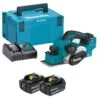 Makita DKP181RTJ 18V Li-Ion Accu Schaafmachine Set (2x 5.0Ah Accu) In Mbox - 82mm - 3mm - Koolborstelloos -Beste Gereedschaps Winkel a3a6f6c9278c338cff470834a63c9683