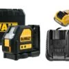 DeWalt DCE088D1R 10.8V Li-Ion Accu Zelfnivellerende Kruislijnlaser Set (1x 2.0Ah Accu) In Koffer - 2 Lijnen - 15m - Rood - DCE088D1R-QW -Beste Gereedschaps Winkel d7ce5340d13bb0bb12c9084e3b45665d