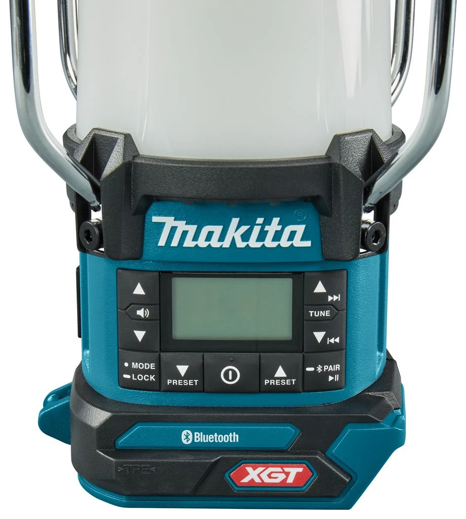 Makita MR010GZ 40 V Max Camping Lamp Met Radio En Bluetooth 4 Makita MR010GZ 40 V Max Camping Lamp Met Radio En Bluetooth - Afbeelding 2