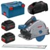 Bosch GKT 18V-52 GC 18V Li-Ion Accu Invalcirkelzaagmachine Set (2x 5,5Ah) Incl. Geleiderail In L-Boxx - 140mm - Koolborstelloos -Beste Gereedschaps Winkel e36afba2e20e2fe1c54dc30b58bccfab