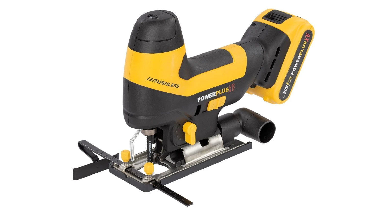 Powerplus POWXB50020 20V Li-Ion Accu Decoupeerzaag Set (1x 2.0Ah Accu) In Koffer - Koolborstelloos 4 Powerplus POWXB50020 20V Li-Ion Accu Decoupeerzaag Set (1x 2.0Ah Accu) In Koffer - Koolborstelloos - Afbeelding 2