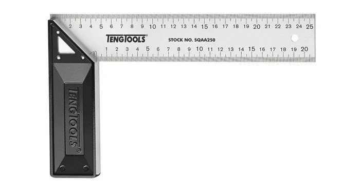 Teng Tools SQAA250 Schrijfhaak - Aluminium - 250mm - 237780200 3 Teng Tools SQAA250 Schrijfhaak - Aluminium - 250mm - 237780200