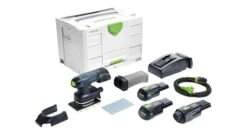 Festool RTSC 400 Li 3,0 I-Set 18V Li-Ion Accu Vlakschuurmachine Set (2x 3,0Ah) In Systainer - 80 X 130 Mm - 577681